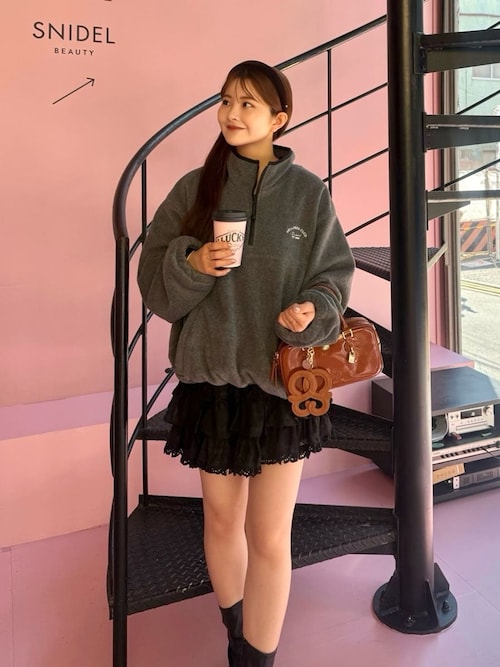 週末SALE⭐︎SNIDEL スナイデル ハーフジッププルオーバー SNIDEL｜ハーフジッププルオーバー | Rakuten Fashion(楽天