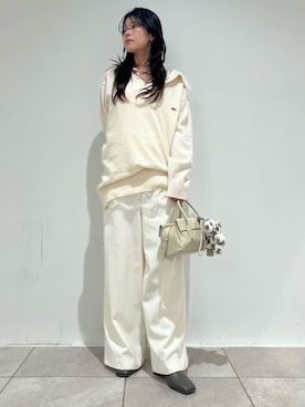 「アイテム（キーケース/キーアクセサリー）」を使った、SNIDELさん（レディース・157cm）の秋コーディネート