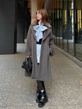 SNIDELさん（レディース・162cm）の冬コーディネート