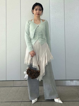 「SNIDEL（スナイデル）のアイテム（シューズ）」を使った、SNIDELさん（レディース・152cm）の春コーディネート