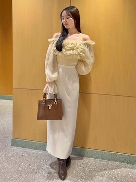 SNIDELさん（レディース・160cm）の冬コーディネート