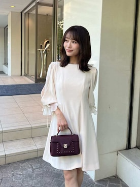 「シアー素材」｜SNIDELさん（レディース・153cm）の夏コーディネート