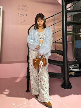 「アイテム（ブラ&ショーツ）」を使った、SNIDELさん（レディース・153cm）の秋コーディネート