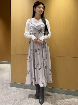 「SNIDEL（スナイデル）のアイテム（バッグ）」を使った、SNIDELさん（レディース・164cm）の冬コーディネート