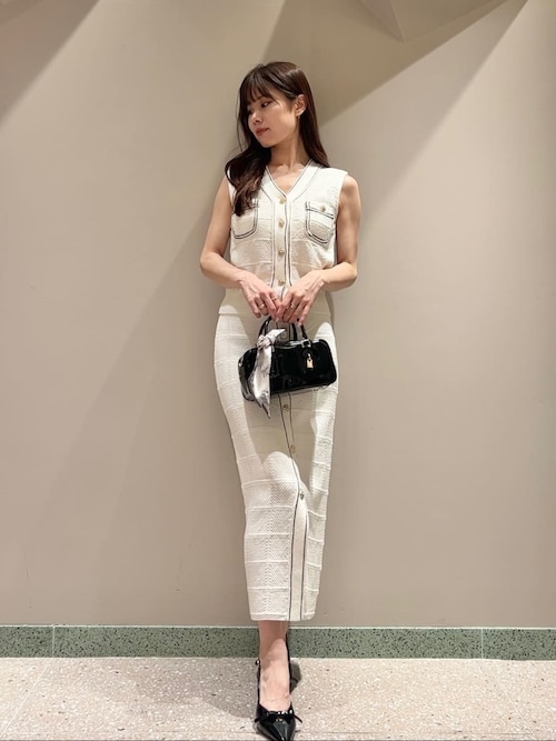 ニット セーター Sustainableストラクチャーニットジレ レディース SNIDEL ニット セーター Sustainableストラクチャーニットジレ