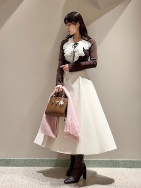 SNIDELさん（レディース・165cm）の冬コーディネート