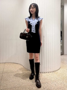 「SNIDEL（スナイデル）のアイテム（シューズ）」を使った、SNIDELさん（レディース・158cm）の夏コーディネート