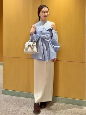 SNIDELさん（レディース・160cm）の冬コーディネート