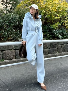 SNIDELさん（レディース・159cm）の冬コーディネート