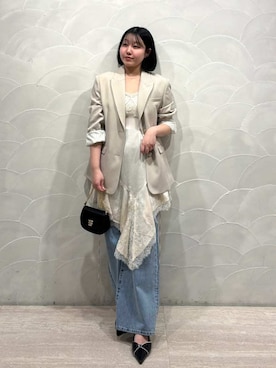 SNIDELさん（レディース・153cm）の春コーディネート