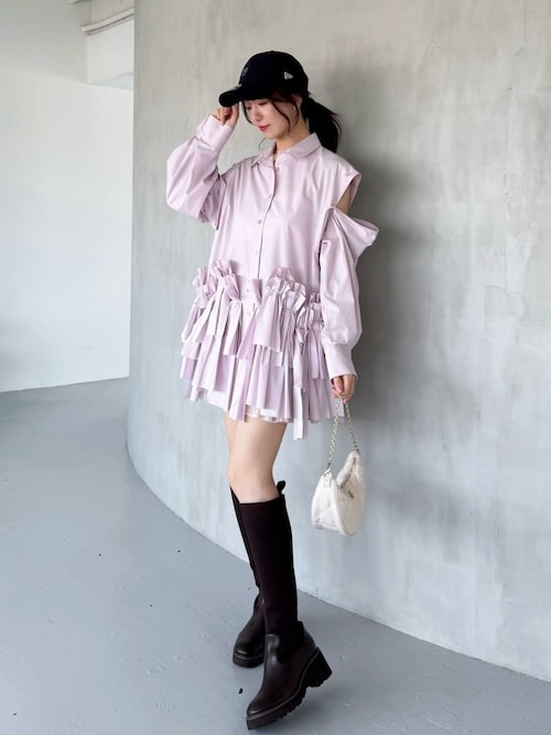 リボンシャツ（ワンピース）｜SNIDEL（スナイデル）の