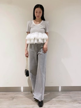 「SNIDEL（スナイデル）のアイテム（シューズ）」を使った、SNIDELさん（レディース・167cm）の春コーディネート