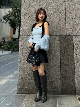 SNIDELさん（レディース・153cm）の冬コーディネート