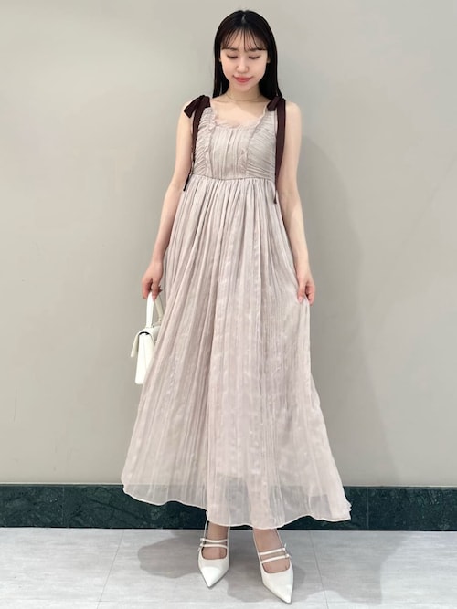 スナイデル　シアーシフォンワッシャーワンピース シアーシフォンワッシャーワンピース(マキシ・ロングワンピース