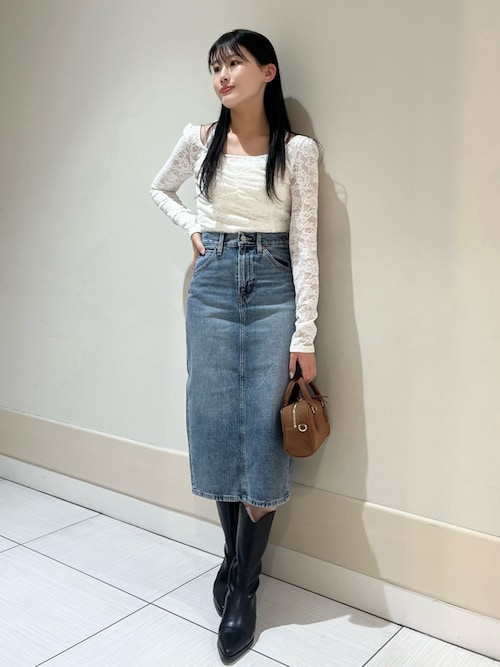 リーバイス　RE/DONEデニムペンシルスカート Levi's リーバイス ハイライズ Aライン デニムスカート