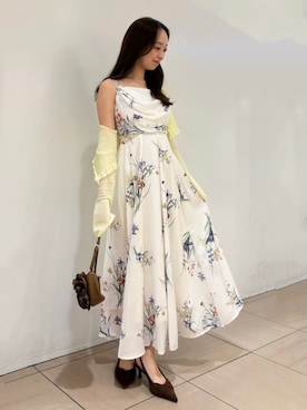 「SNIDEL（スナイデル）のアイテム（ワンピース/ドレス）」を使った、SNIDELさん（レディース・154cm）の冬コーディネート