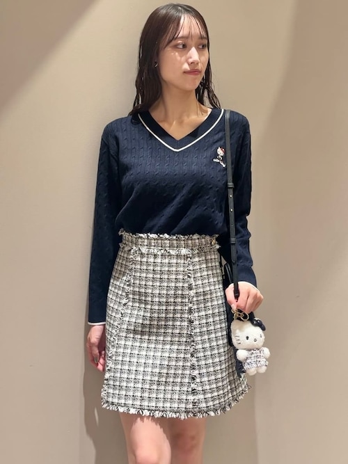 SNIDEL ×HELLO KITTY　ニットプルオーバー WEB限定カラーあり】【HELLO KITTY】ニットプルオーバー（ルーム