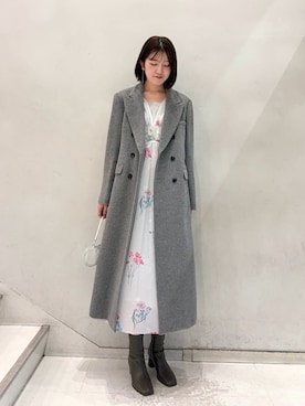 「SNIDEL（スナイデル）のアイテム（アクセサリー）」を使った、SNIDELさん（レディース・174cm）の冬コーディネート