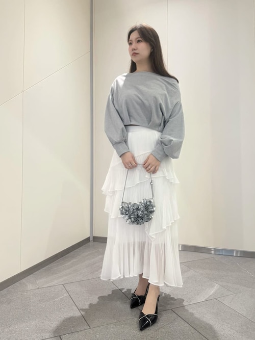 SNIDEL（スナイデル） トレーナー スウェット オフショルタック