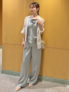 「SNIDEL（スナイデル）のアイテム（ジャケット/アウター）」を使った、SNIDELさん（レディース・160cm）の夏コーディネート