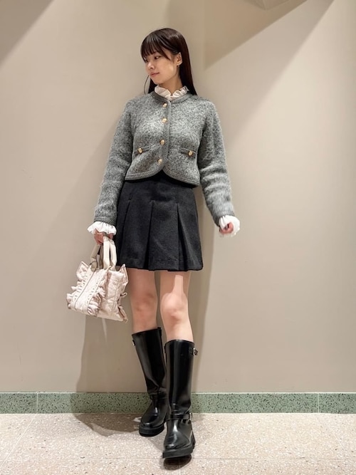 SNIDEL（スナイデル） スカート ウエストリブプリーツミニスカート