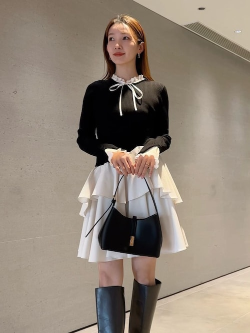 snidel ニットワンピ SNIDEL（スナイデル） ニットワンピース ONE SIZE パープル レディース