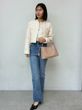 SNIDELさん（レディース・165cm）の冬コーディネート