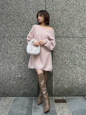 SNIDELさん(レディース・153cm)の冬コーディネート