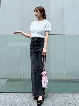 「アイテム（イヤリング）」を使った、SNIDELさん（レディース・162cm）の夏コーディネート