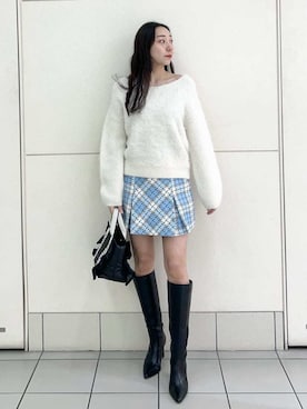 SNIDELさん（レディース・165cm）の冬コーディネート