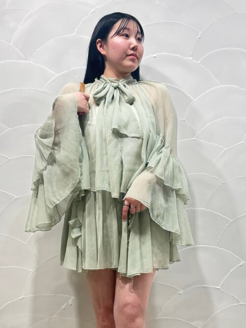 ラッフルミニセットアップ（ワンピース）｜SNIDEL（スナイデル）の 
