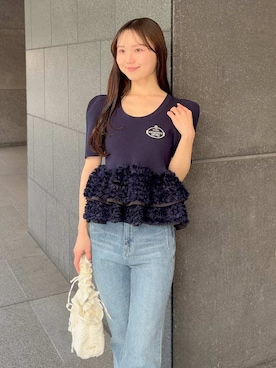 「SNIDEL（スナイデル）のアイテム（シューズ）」を使った、SNIDELさん（レディース・160cm）の春コーディネート