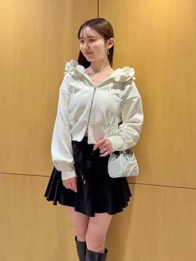 SNIDELさん（レディース・160cm）の冬コーディネート