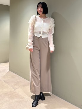 SNIDELさん（レディース・165cm）の冬コーディネート