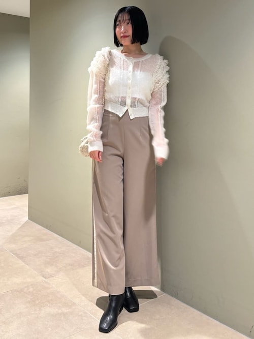 セール】【Chacott】チュールスリーブカーディガン（カーディガン