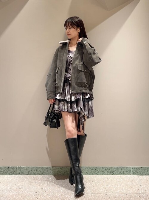 セール】マルチファブリックボアカラーブルゾン（ブルゾン）｜SNIDEL