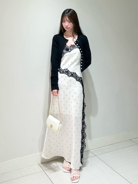 「SNIDEL（スナイデル）のアイテム（バッグ）」を使った、SNIDELさん（レディース・155cm）の夏コーディネート