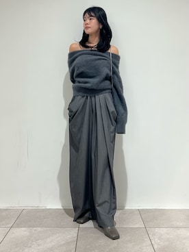 SNIDELさん（レディース・157cm）の冬コーディネート