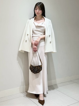 「SNIDEL（スナイデル）のアイテム（バッグ）」を使った、SNIDELさん（レディース・155cm）の春コーディネート