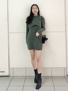 「肌見せ」｜SNIDELさん（レディース・165cm）の秋コーディネート