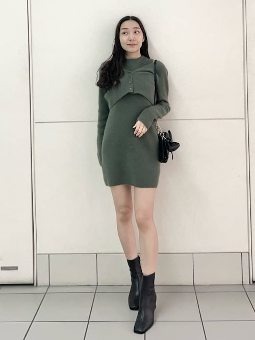 セール】ラクーン畦ノースリミニワンピース（ワンピース）｜SNIDEL