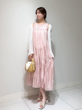 「SNIDEL（スナイデル）のアイテム（アクセサリー）」を使った、SNIDELさん（レディース・162cm）の夏コーディネート