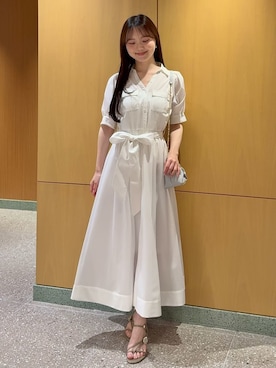 「フレアスカート」｜SNIDELさん（レディース・160cm）の春コーディネート