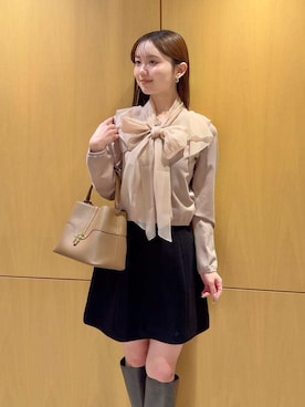 SNIDELさん（レディース・160cm）の冬コーディネート