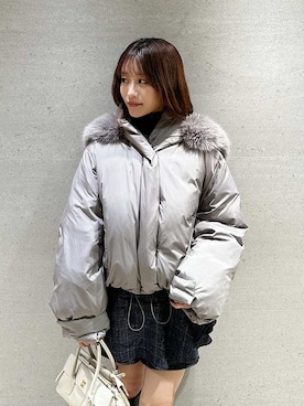 「肌見せ」｜SNIDELさん（レディース・153cm）の秋コーディネート