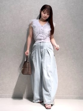 SNIDELさん(レディース・156cm)の夏コーディネート