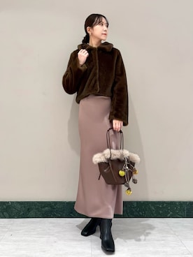 SNIDELさん（レディース・159cm）の秋コーディネート