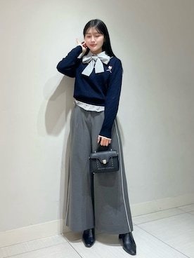 SNIDELさん（レディース・158cm）の秋コーディネート