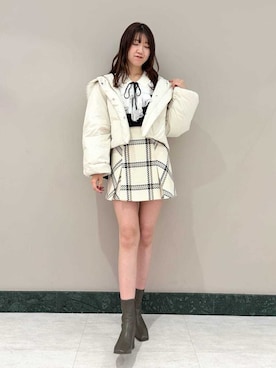 SNIDELさん（レディース・174cm）の冬コーディネート