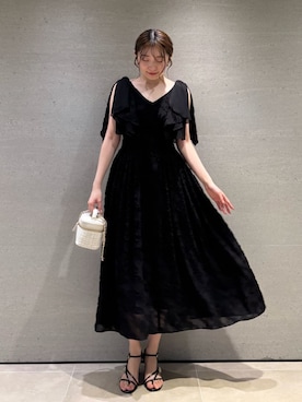 「SNIDEL（スナイデル）のアイテム（ワンピース/ドレス）」を使った、SNIDELさん（レディース・165cm）の春コーディネート